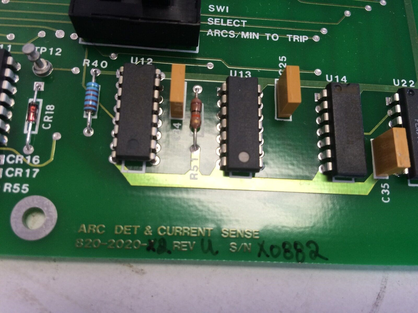 New Arc Det & Current Sense 820-2020-2  Rev U, 820-2048-1 Rev G,820-2020-Kb,Bj
