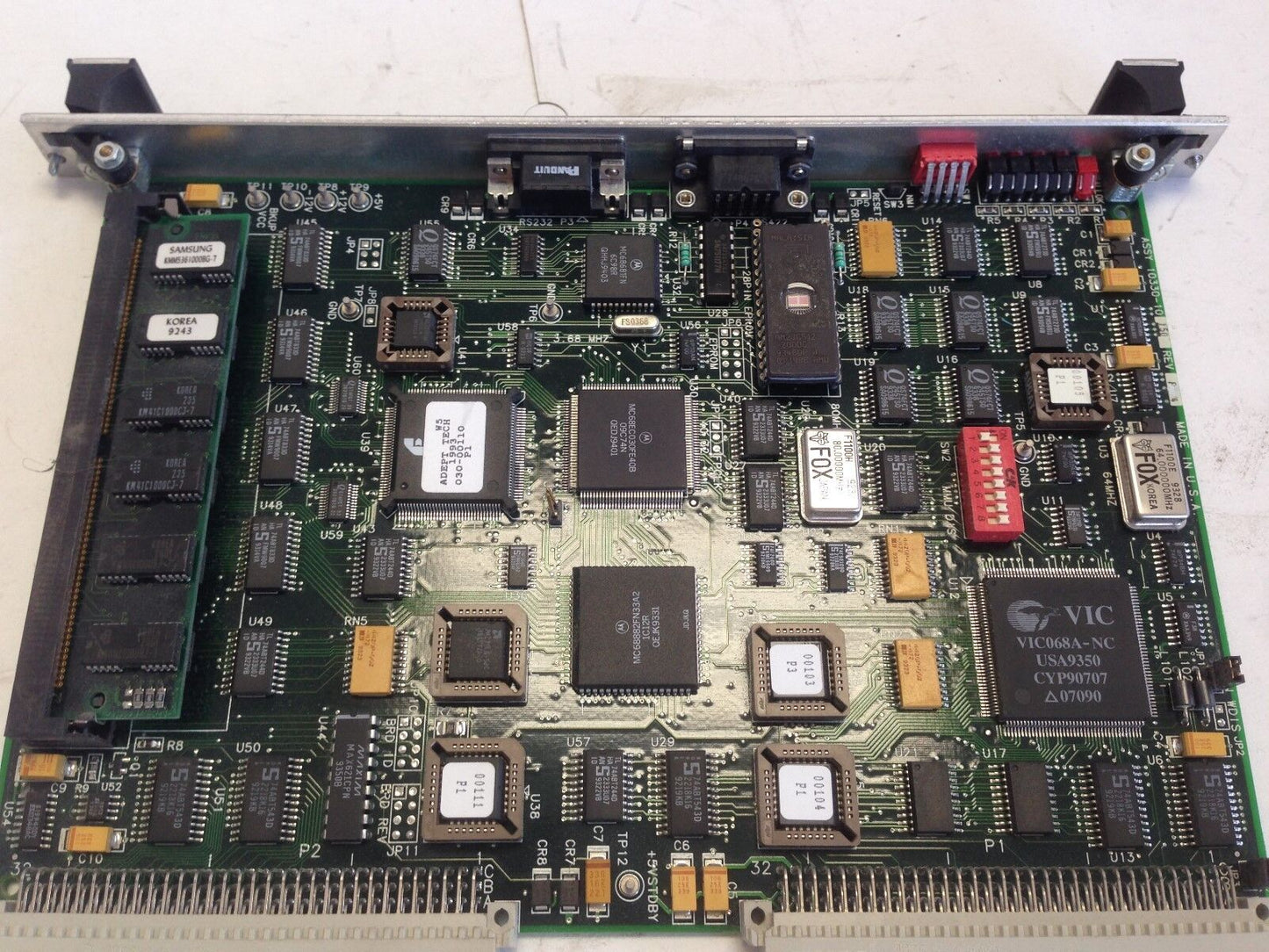 Adept 10330-10150 Rev P4,Adept 030 Cpu/ Processor Pcb Card,Circuit Board,Ep
