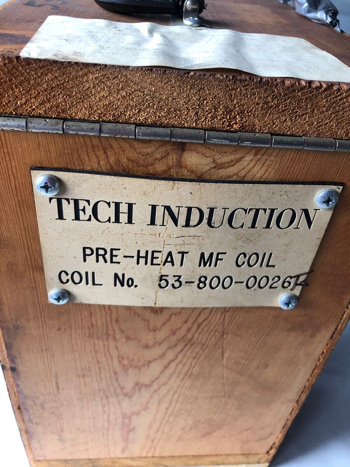 New Tech Induction  53-800-0026R Preheat Mf Coil 53-800-0026  R,4799493 O.D.,Ar