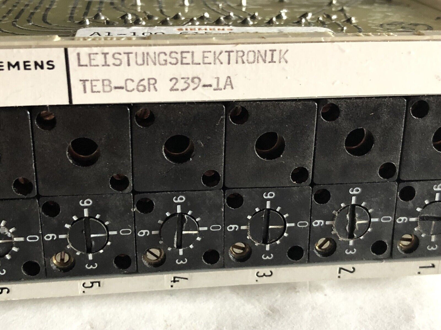 Siemens Am452921d012 Allis Regulator Siemens A1-100-615-501,Teb-C6r 239-1A,Ej