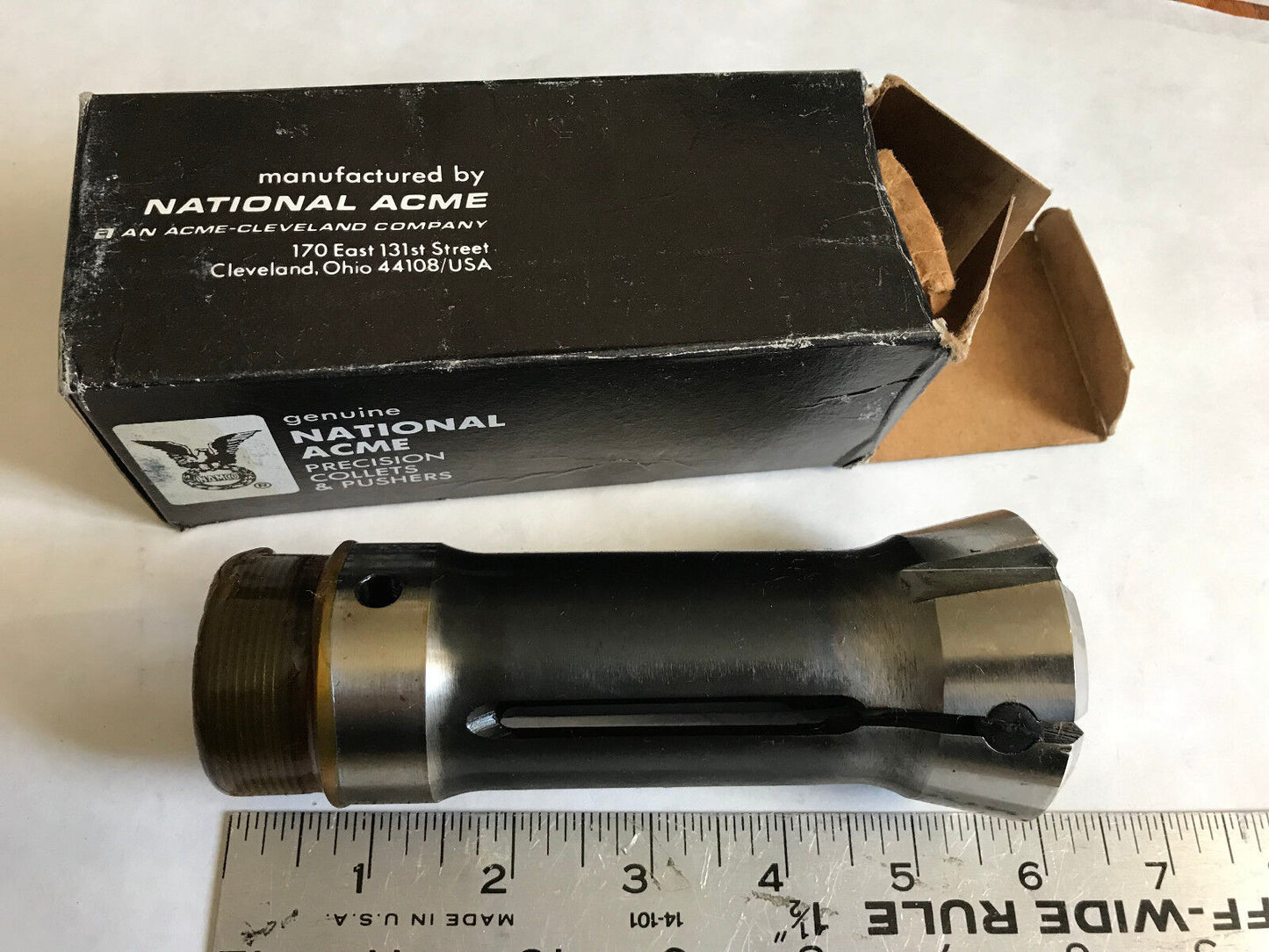 New Lot 2 National Acme Collets 9/16" & 1" ,Namco 1.000 Collect,1 ,9/16,Et