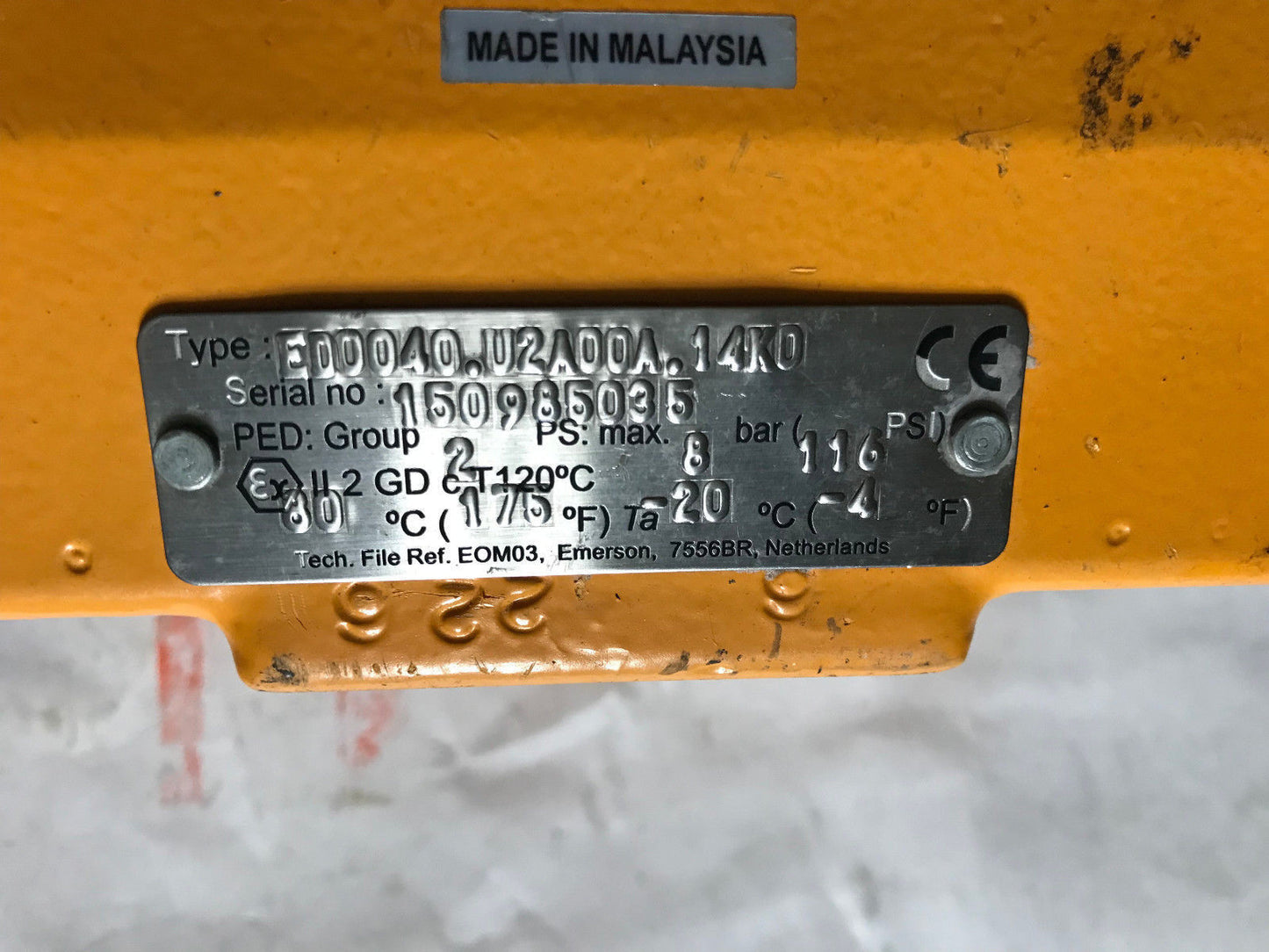 New El-O-Matic Ed0040.U2a00a.14K0 Pneumatic Actuator,E00040.U2a00a.14K0,Ad