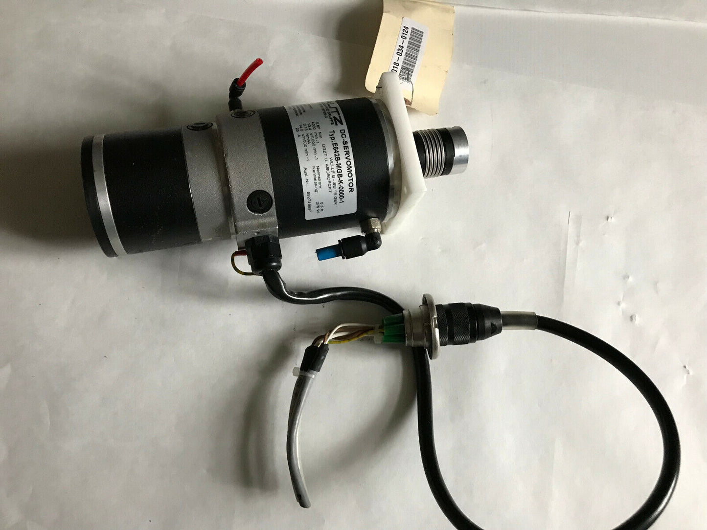 Bautz E642b-Mgb-K-0000-1 Dc-Servomotor,Welle B-Seite Gek, Dc Servomotor,Ac