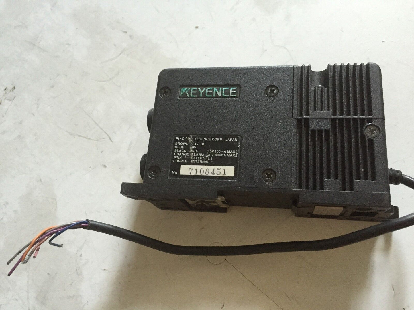 Keyence  Pi-C90 Controller For Photoelectric Color Sensor ,Bc