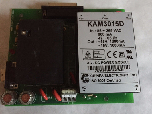 New Chinfa Kam3015d,1860-1100-02,Ac-Dc Power Module,15V Out,85-265Vac,Dl