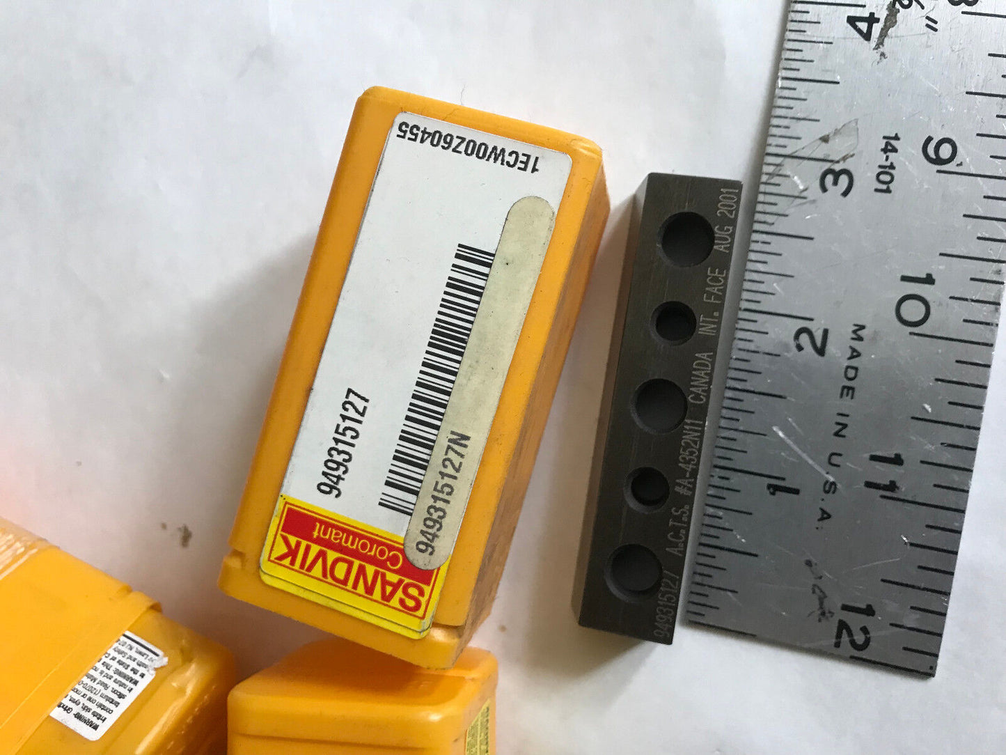 Lot 5 Sandvik Insert Tool Bit Clamp Lathe 949315127 Int. Face #A-4352N11,Sc