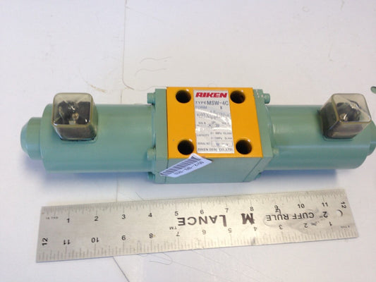 New Riken Seiki Msw-4C Solenoid Valve Ac100v,Tg