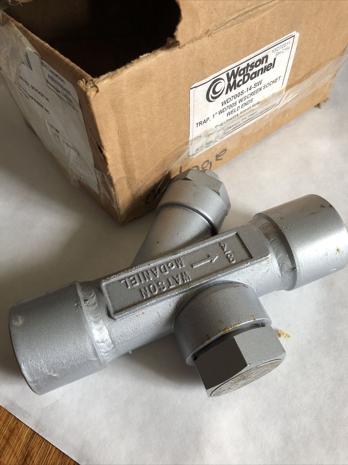 Watson Mcdaniel Wd700,Wd700s Turbo Disc Trap 3/4" Wd700s-14-Sw,Weld Ends,Wc9,Bs