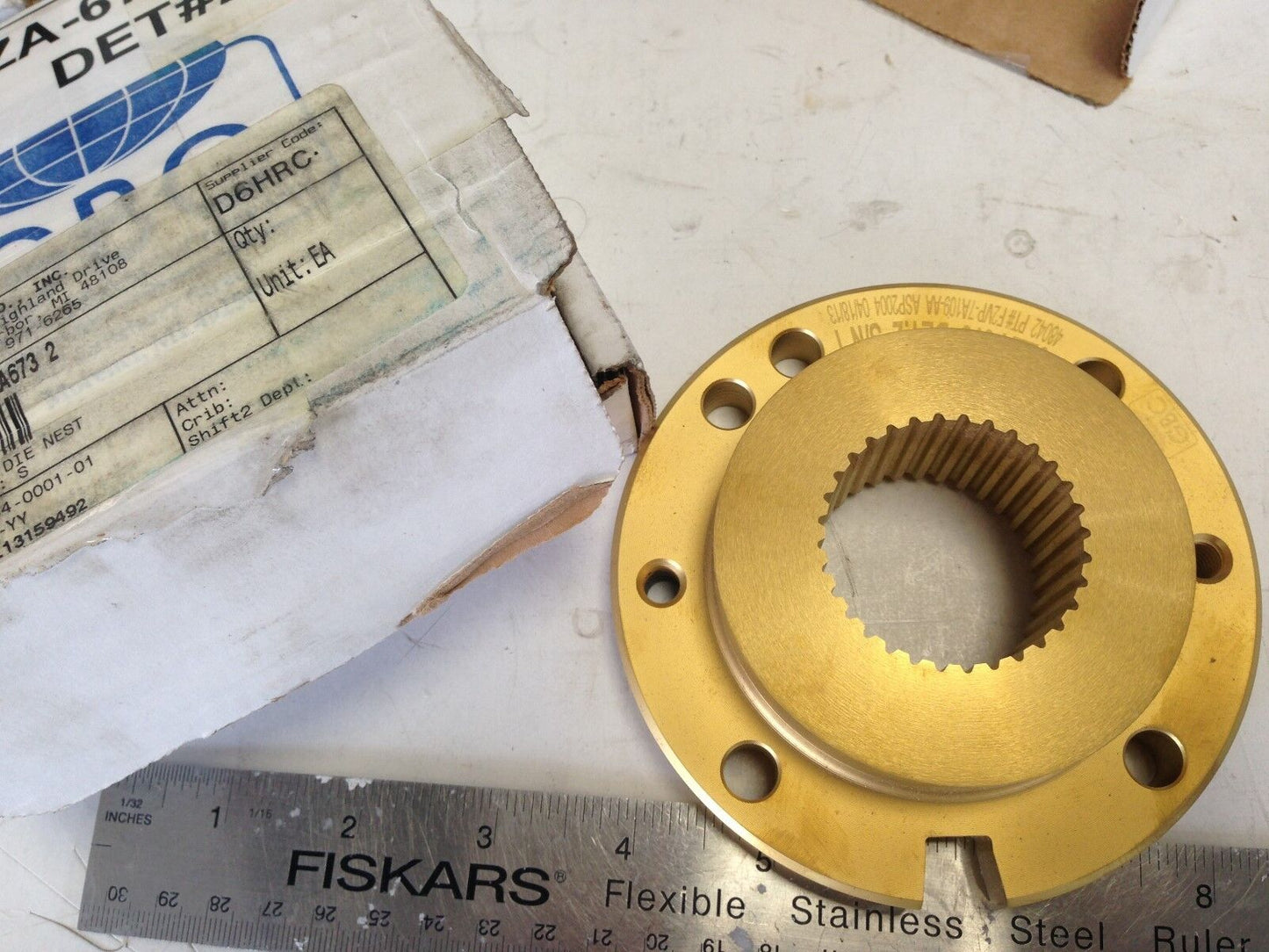 Gbc 32Za-673 Det.2,1 F2vp-7A109-Aa Blind Spline Die Nest Broach Tl#32Za-673,Fl