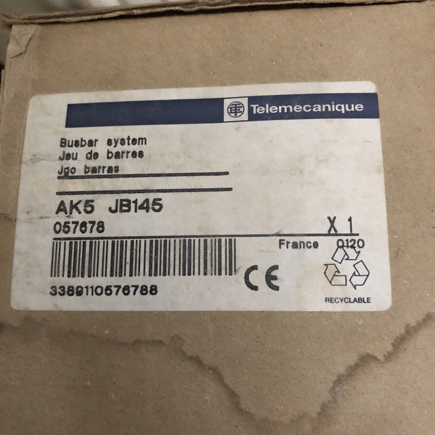 New Telemecanique Ak5 Jb 145 Panel Busbar 160Amp 560Mm Ak5 Jb145 ,Cz