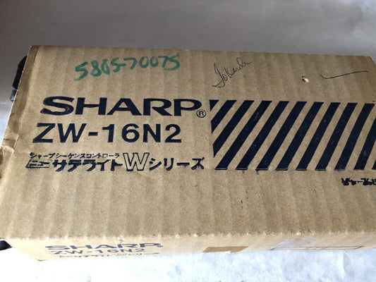 New Sharp Zw-16N2, Dc 12/23V Input Plc Module,5805-70075,Cw