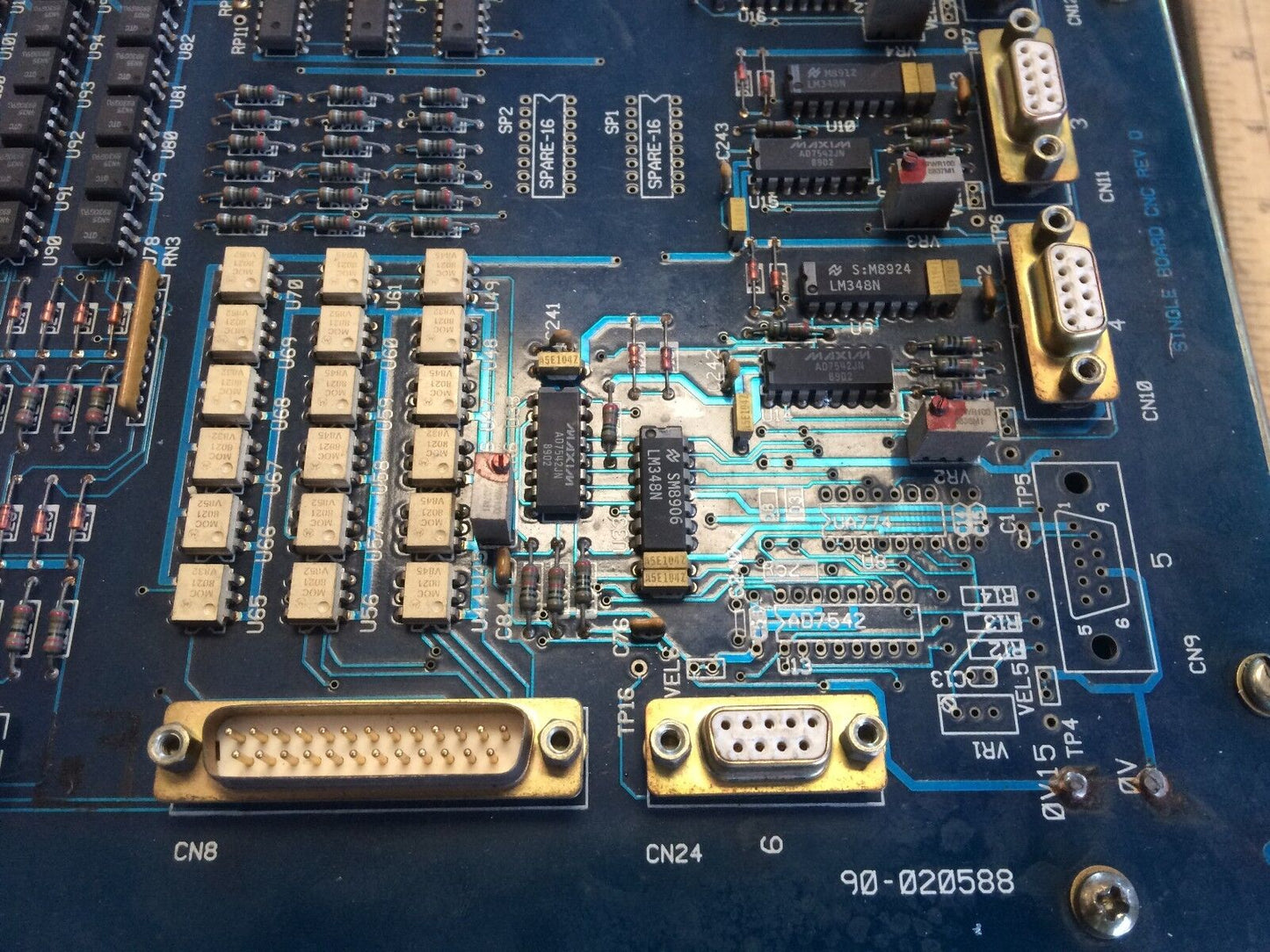Anco Anca 90-020588 Single Board Cnc Rev. D W/ 2000S-D Dc Distribution,Bv