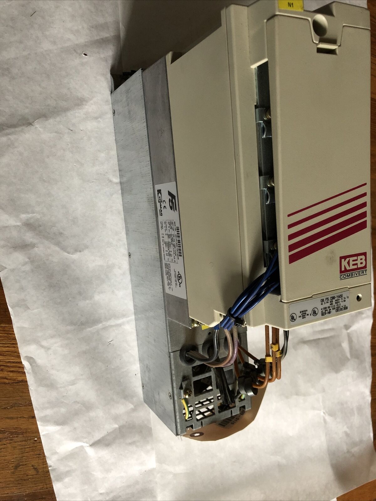 Keb 09.F5.Cbb-Ya00,10.E5.T60-A071 Combivert,Keb 09.F5.Cbb-Yaoo,2.8Kva,3Ph,Tj,Ap