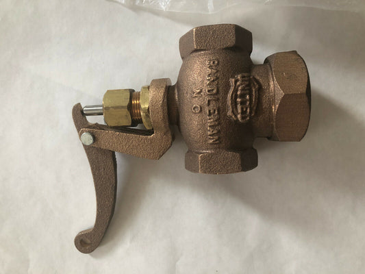 New 3/4 United Works Brass Whistle Valve 3/4" Ntp 200Wsp Live Steam Boiler Steam
