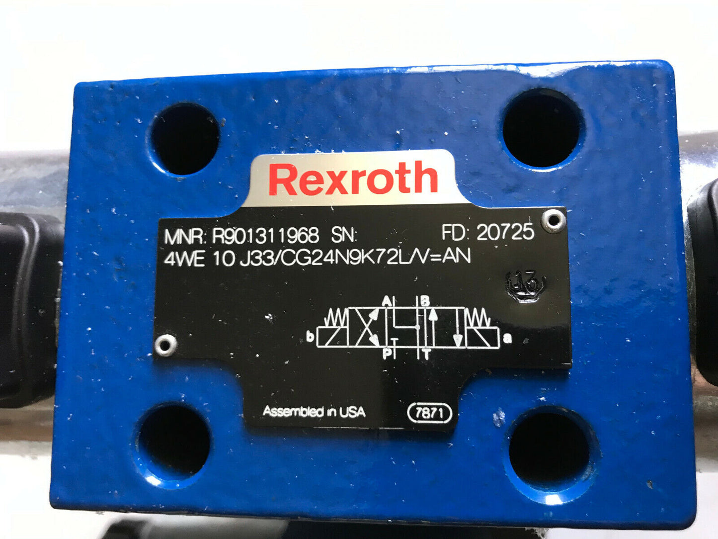 Rexroth R901311968,Ma111641001a,C8406,R901311754 Hydraulic Valve Abm10pn-3,24,Sf