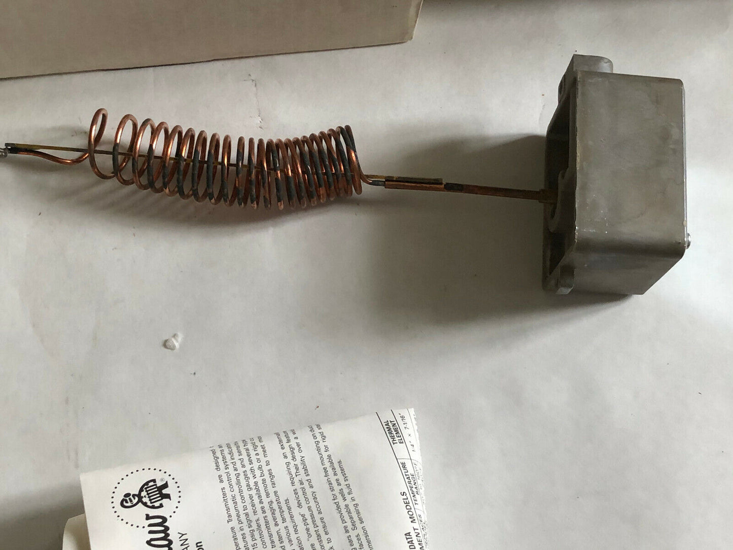 New Robertshaw T150-1073 9351,50-100F Temp.Transmtr,10" Coiled,2252-273,Fb