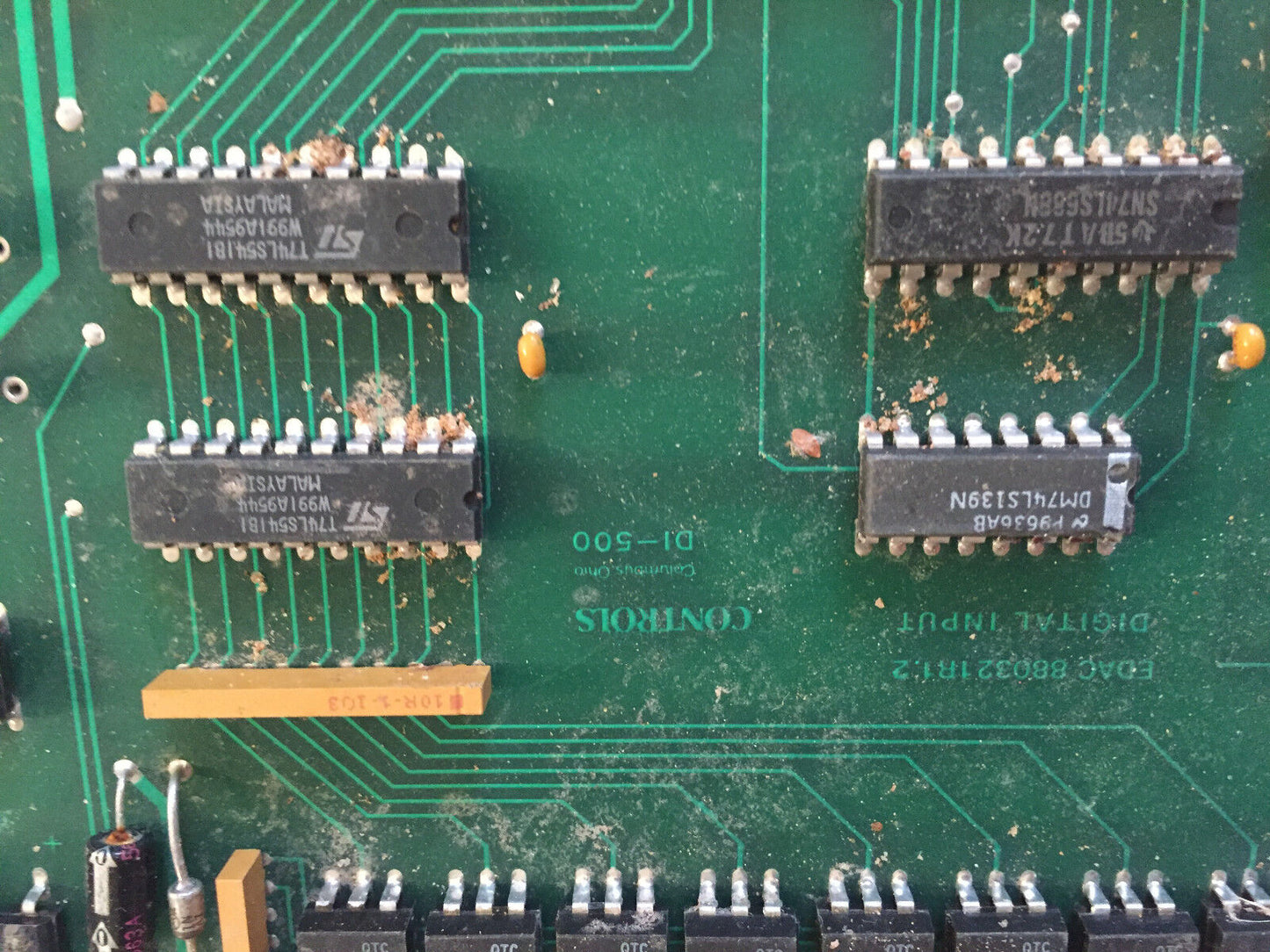 Controls Di-500,Edac 880321R1.2,010-0124-12,D1-500 Board,Cr