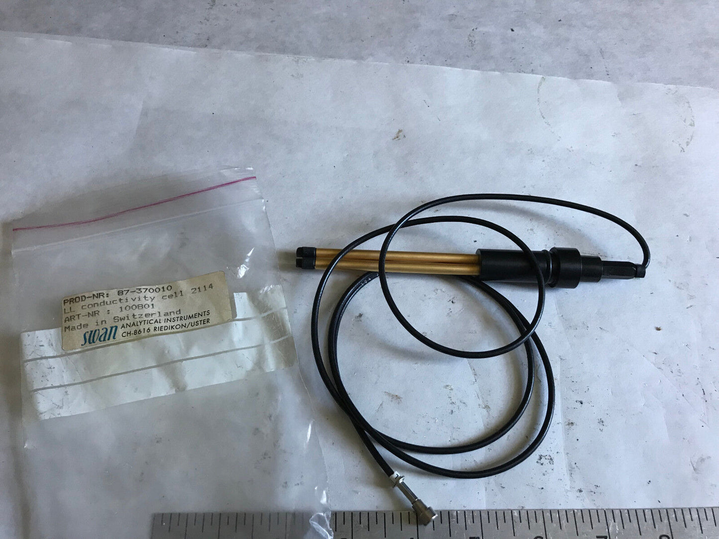 New Swan 87-370010Ll Conductivity Cell Probe 211 4401,Sw1719115 1-A,Ab