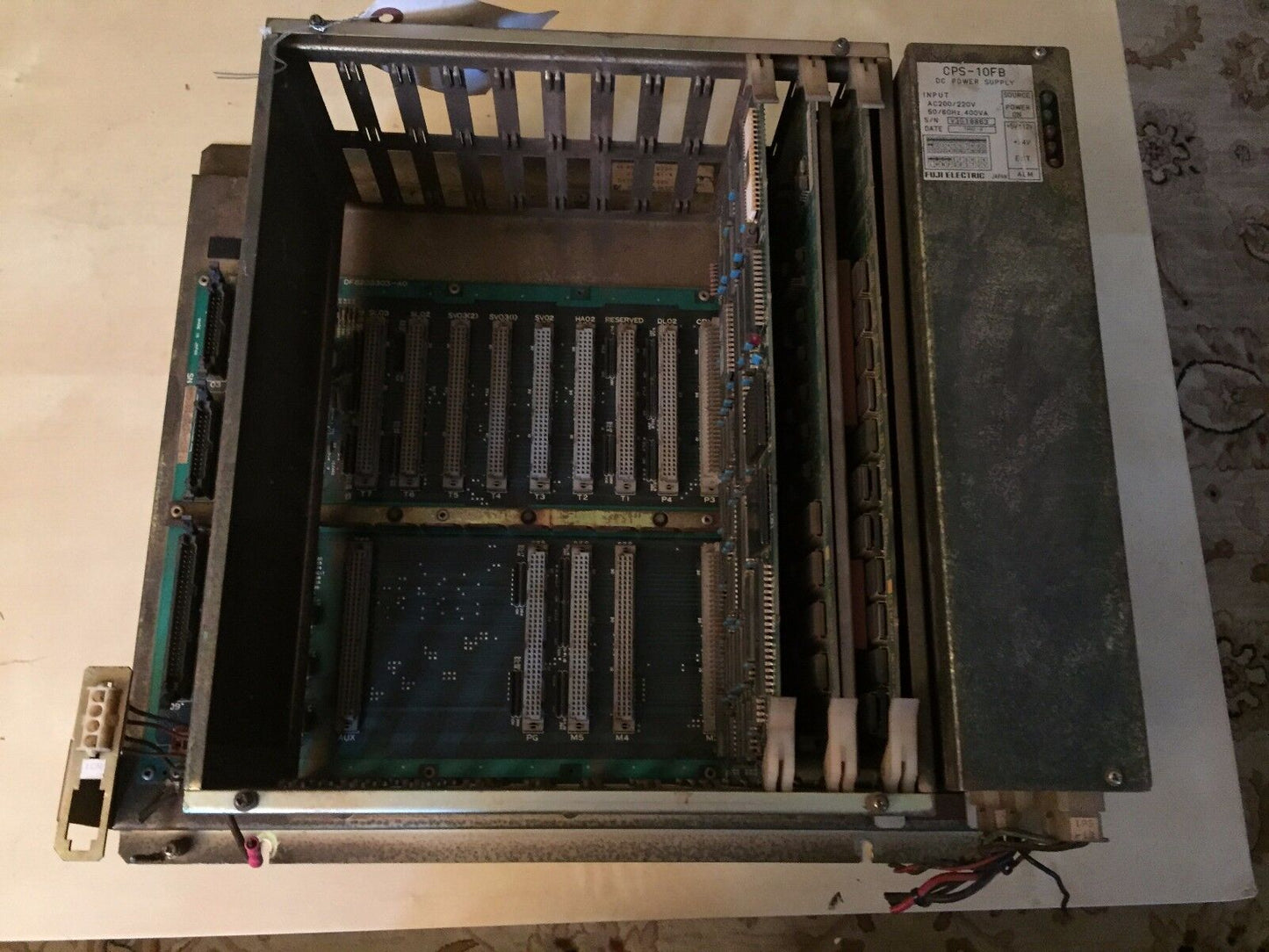 Yaskawa Electric Jznc-Rk41-4 Rack With Cps-10Fb,Cpi1,Mmi4, Mmi3 Board,Ch