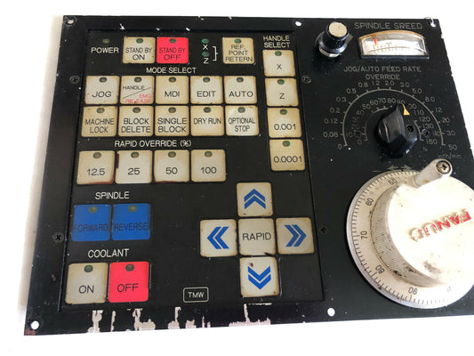 Fanuc A860-0201-T001,Fpa030t-4 Cnc Pulse Generator & Operator Panel Spindle,Ea