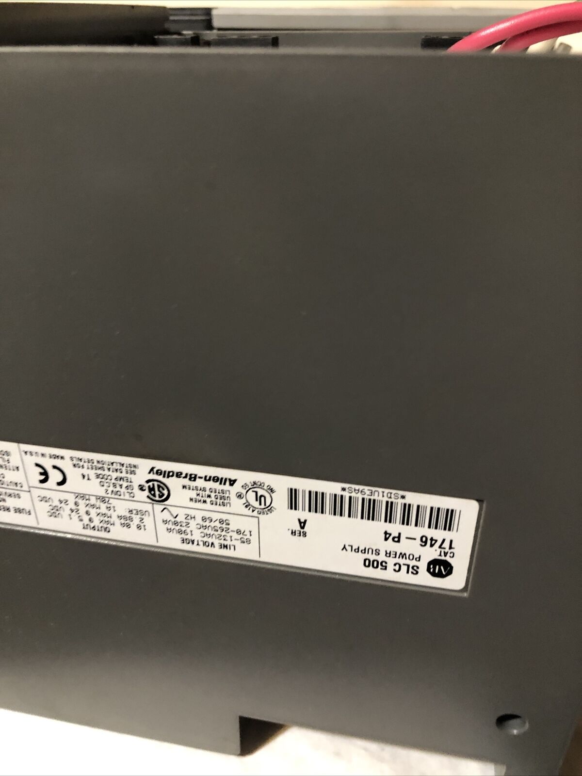Allen Bradley Slc-500 Plc 1746-A7,1746-P4,1746-Oa16,1746-Ob16,1746-Ib16,Bu