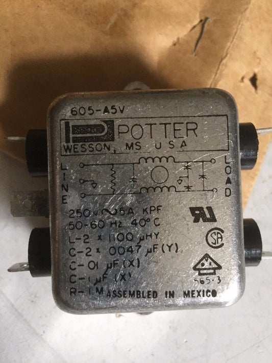 New Potter 605-A5v,43-8751 Filter Radio Interference 5915-01-000-3502,Ae