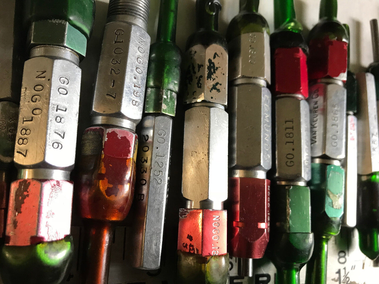 Lot Plug Gage Go Nogo Van Keuren .1865,1915,1902,1907,1800,1830,1876,1875,Es