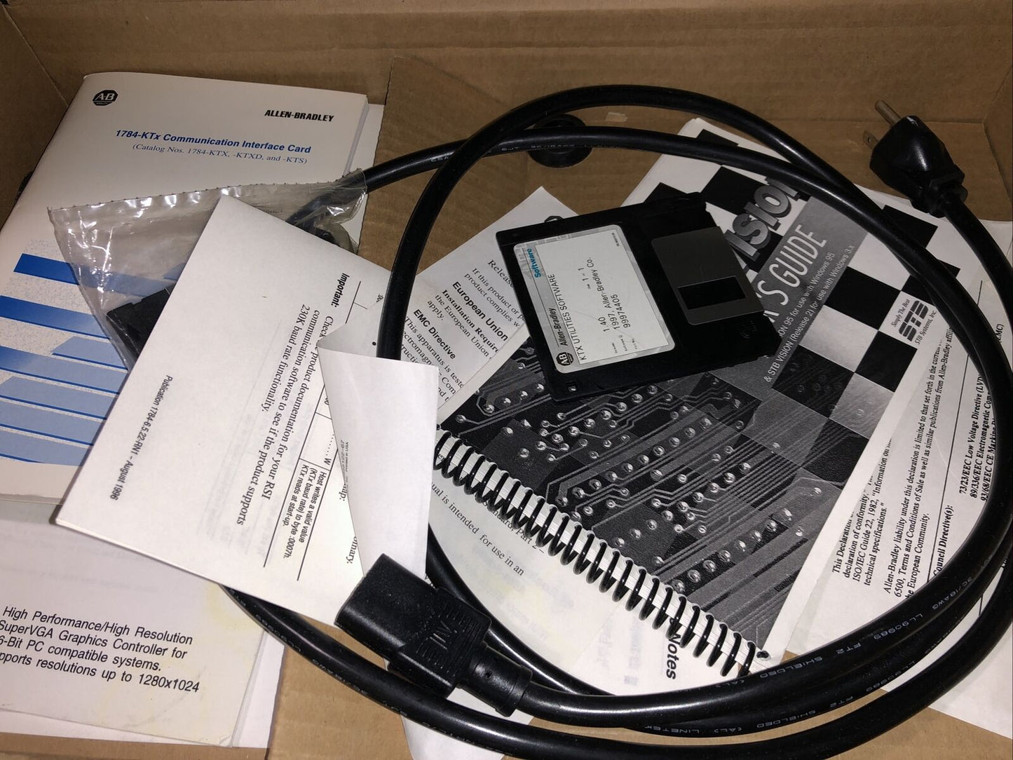 New Allen-Bradley 6155-Eeyaddacaaz Industrial Computer,Stb Vision,Ms Dos,Ti