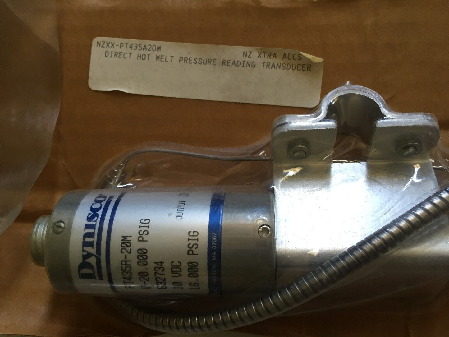 New Dynisco Pt435a-20M, Pt435a20m1018 Pressure Sensor,Pt435a 20M,Br