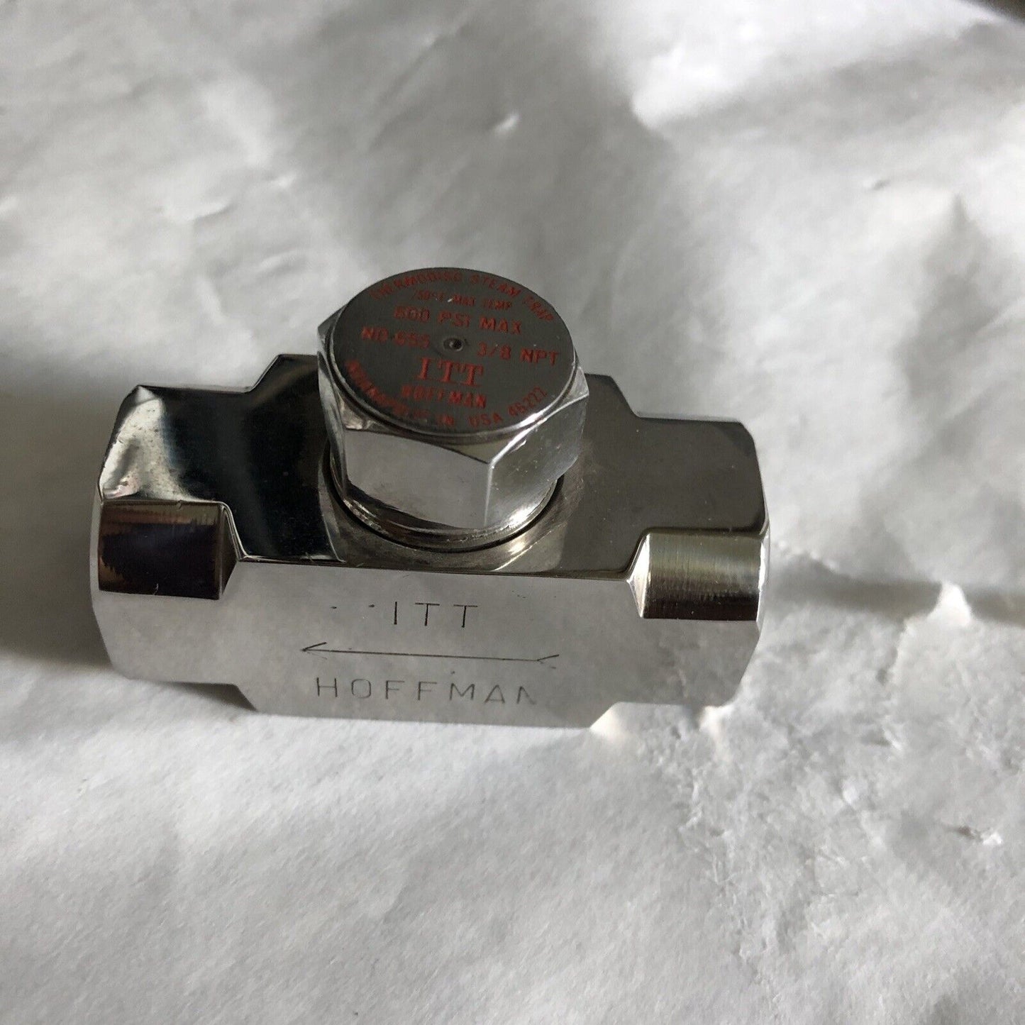 New 3/8” Itt Hoffman No 655 Steam Trap Thermodisc Trap 655 600Psi,Bu,Bp