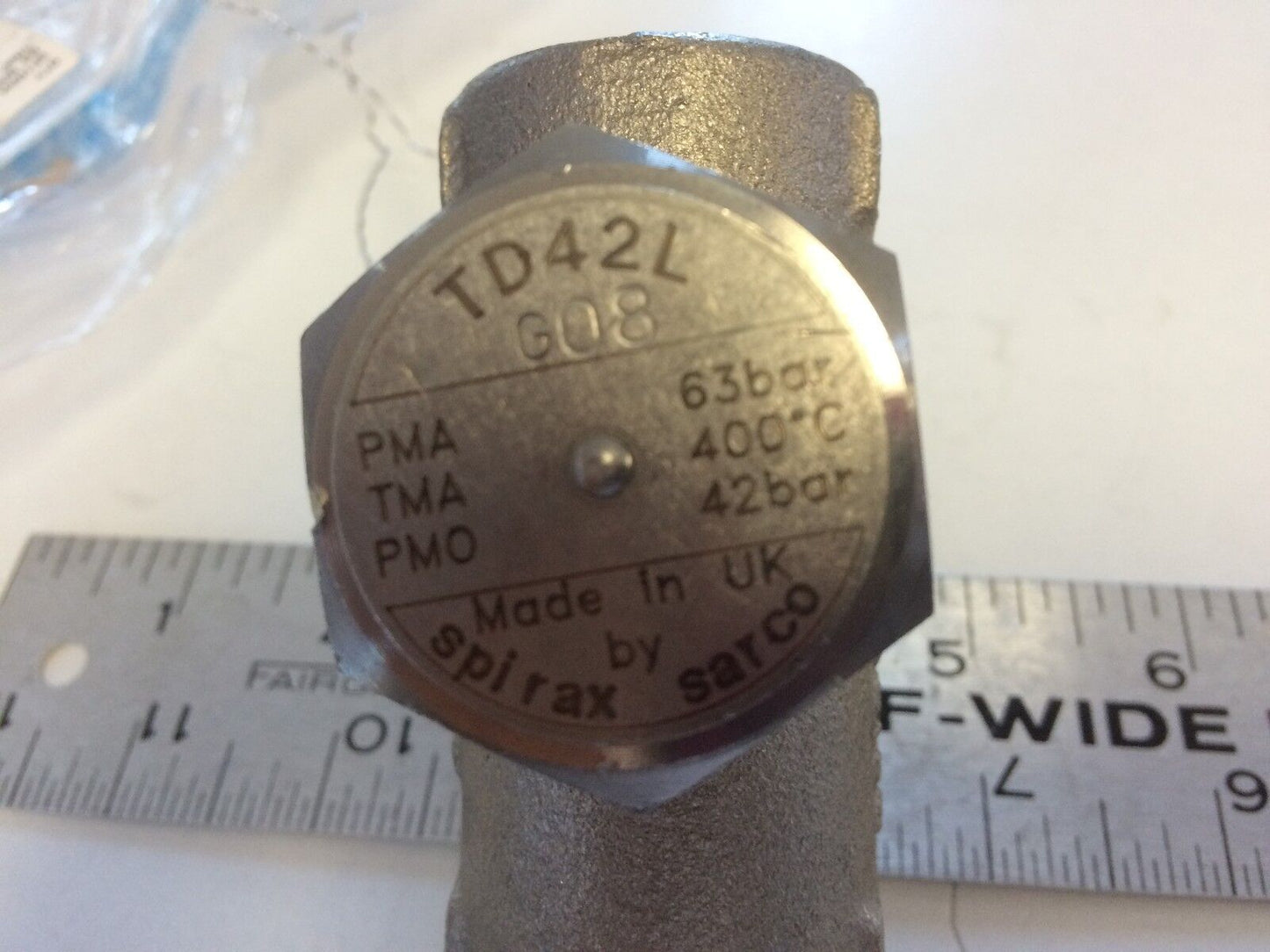 New Spirax Sarco Td42l Thermodynamic 63 Bar 3/4" Npt Steel Steam Trap B469074,Aw