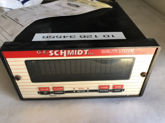New G.E. Schmidt Sc2000 Quality System Digital Meter, 0-5 Vdc 060-F508-43,Tk