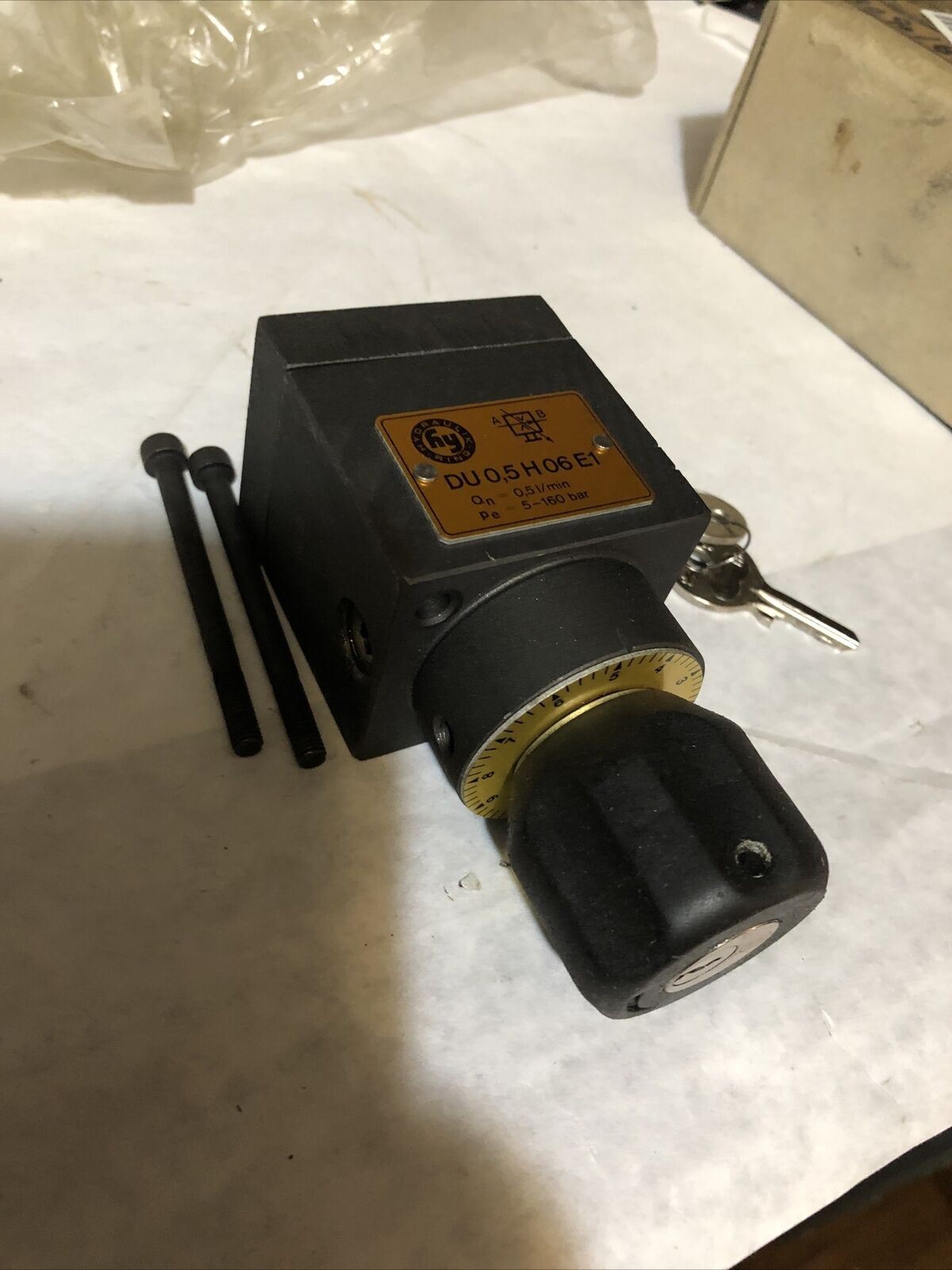 New Hydraulik Ring Du 0,5 H 06 E1,Hy Hydraulik Ring Du 0,5 H Lockout Valve,Br
