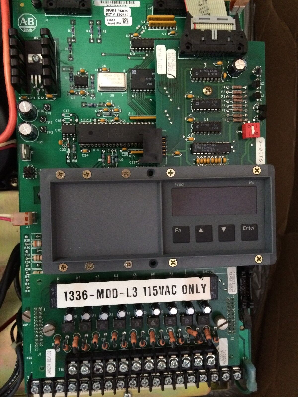 Allen Bradley 1336-B025-Ecf-L2 Ac Drive,3-Ph,460 V,33 Kva 1336-B025edfl2,Bq
