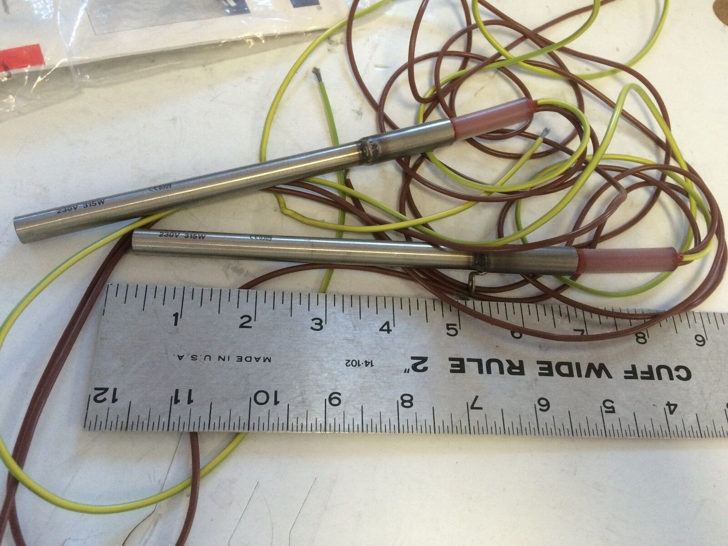 New Lot 2 Heating Elements For Torwegge Edge Bander T+H Hlp 230V 315W  ,Ed