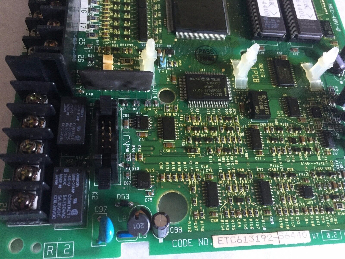 Yaskawa Etc613192-S6440,Yaskawa Ypct11077-1A Mec-40V-0,N(53M-7104),Cx