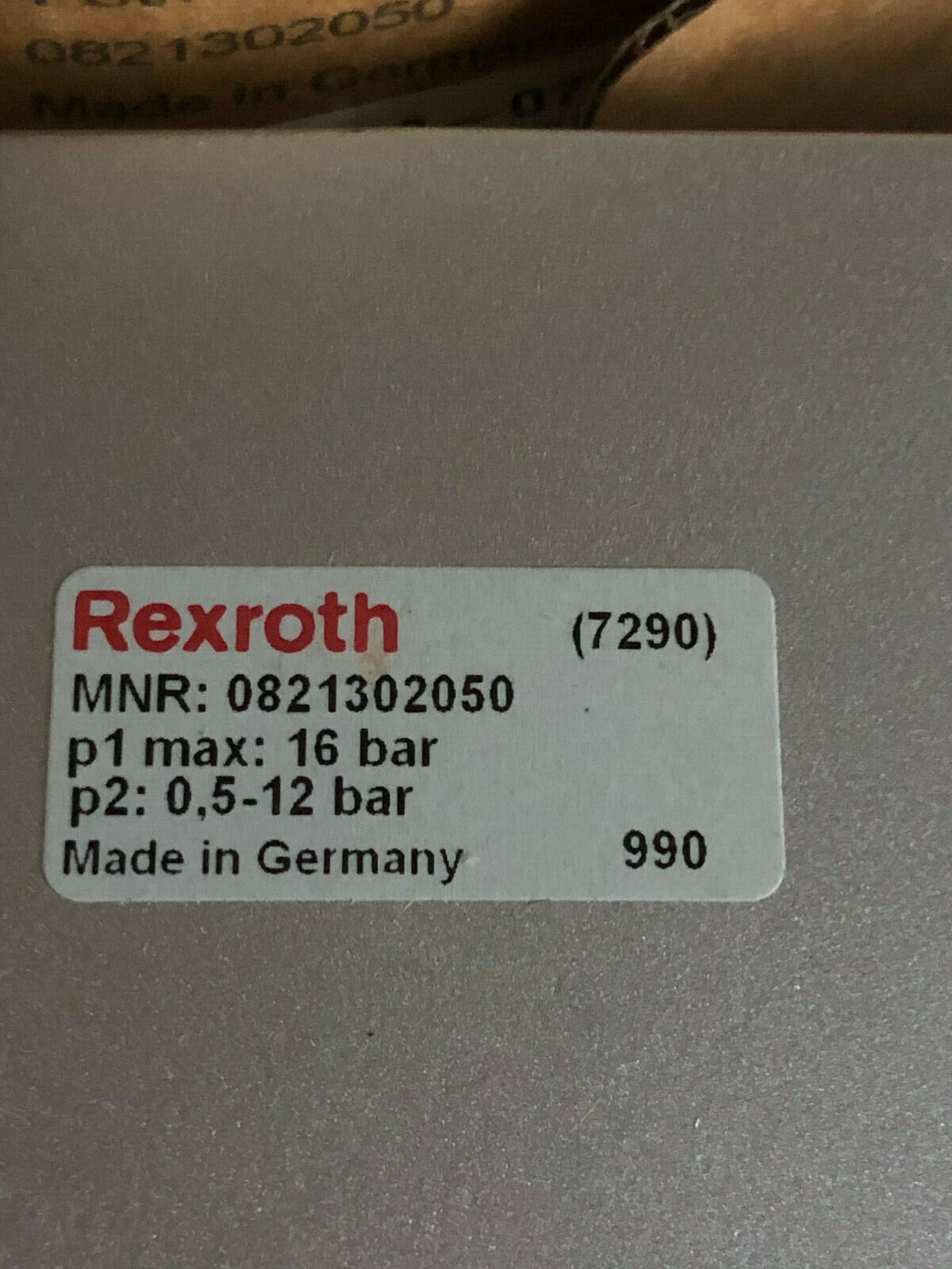 New Rexroth 0821302050 Pneumatic Pressure Regulator Valve,7290,16Bar,Ap