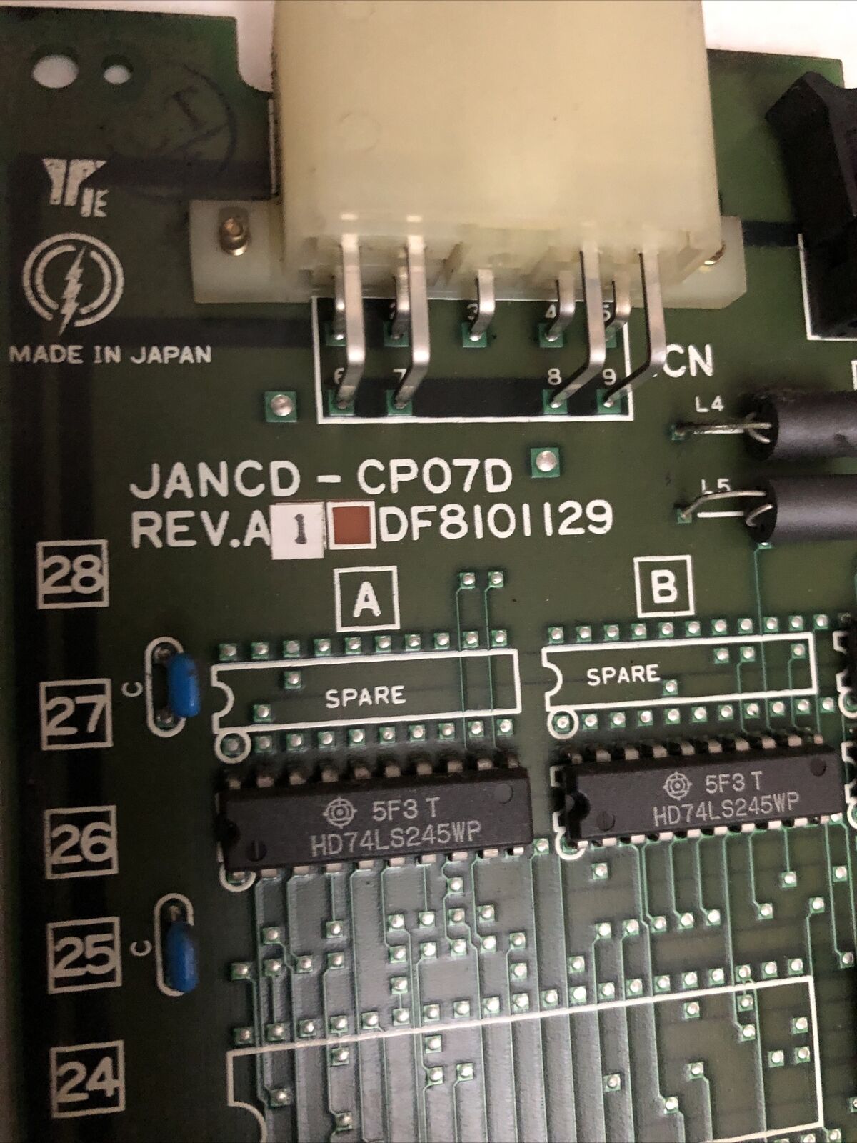 Yaskawa Jancd-Cp07d Cnc Vme Main Mother Jancd-Cpo7d,Df8101129,Cp07d,Cy