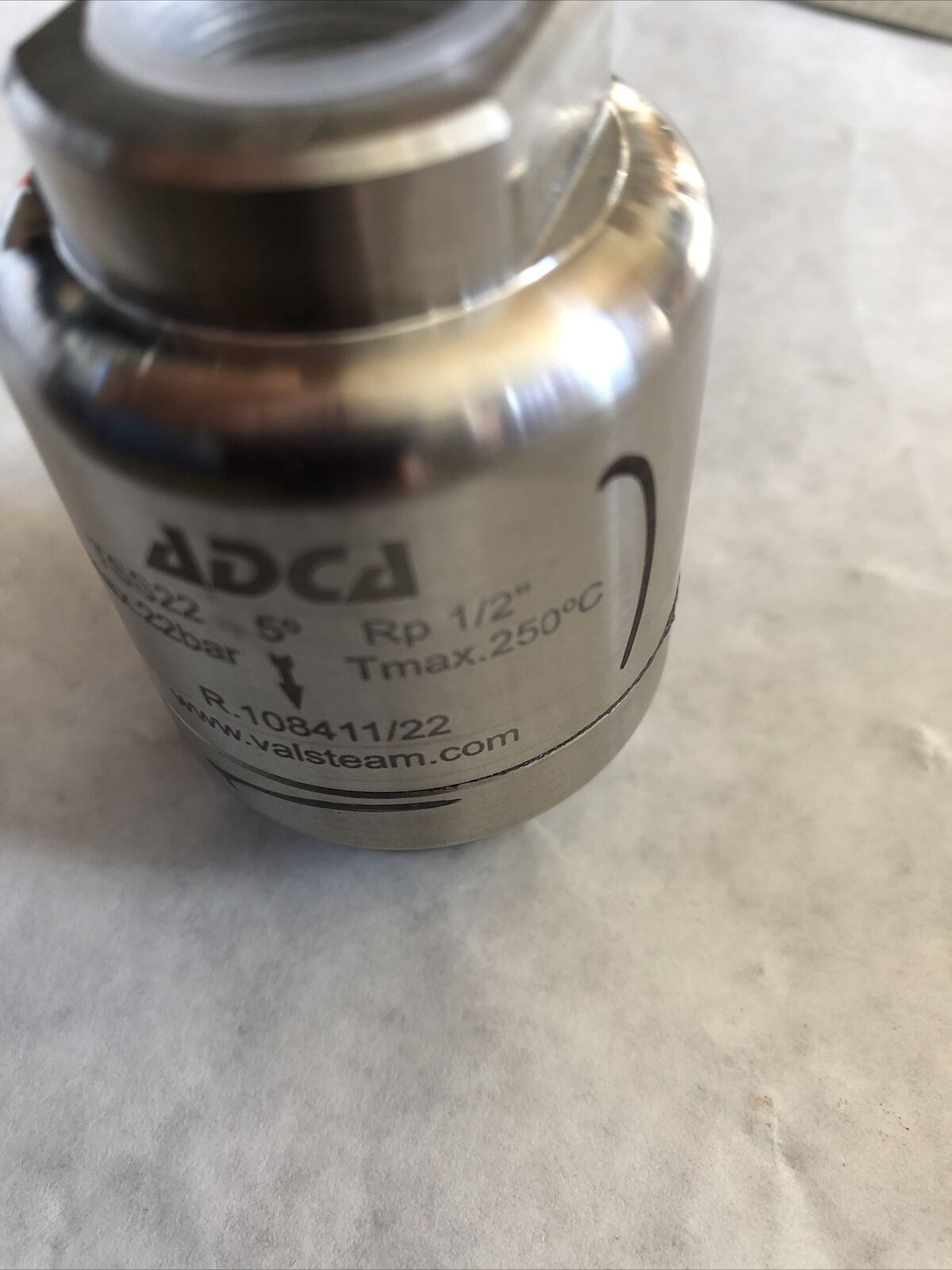 New Adca Tss22 1/2” Thermostatic Steam Trap 1/2" R.108411/22 Adcd Tss22,Ea