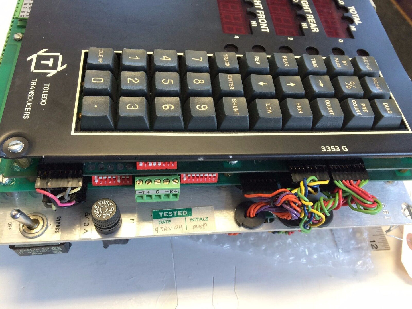 Toledo 3353G Transducers 3353G Operator Interface Panel S112861,Sg