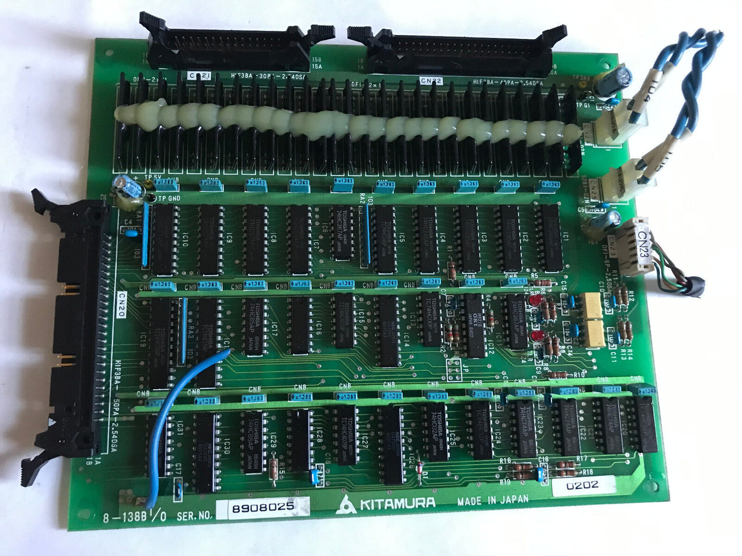 Kitamura Vmc 8-138B I/O,Kitamura 8-138B, 0202 Plc Control Circuit Board,Su