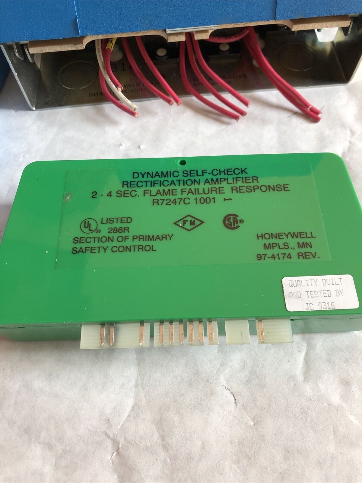 Honeywell Bc7000l1000 Microcomputer System R7247c1001 Dynamic W/ Base 97-1418,Dg