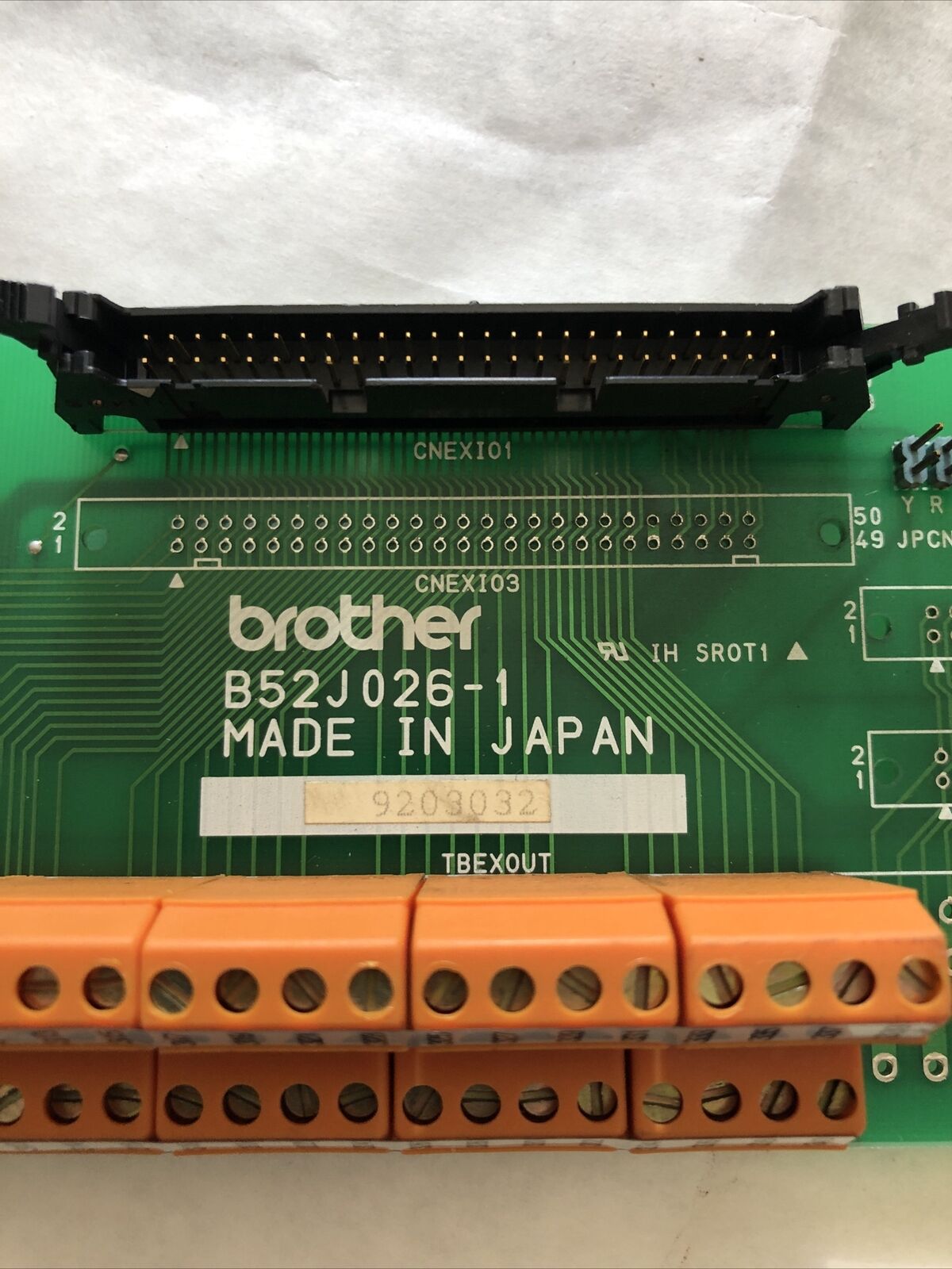 Brother B52j026-1 Board B52j0261 Brother Tapping Center, Bw