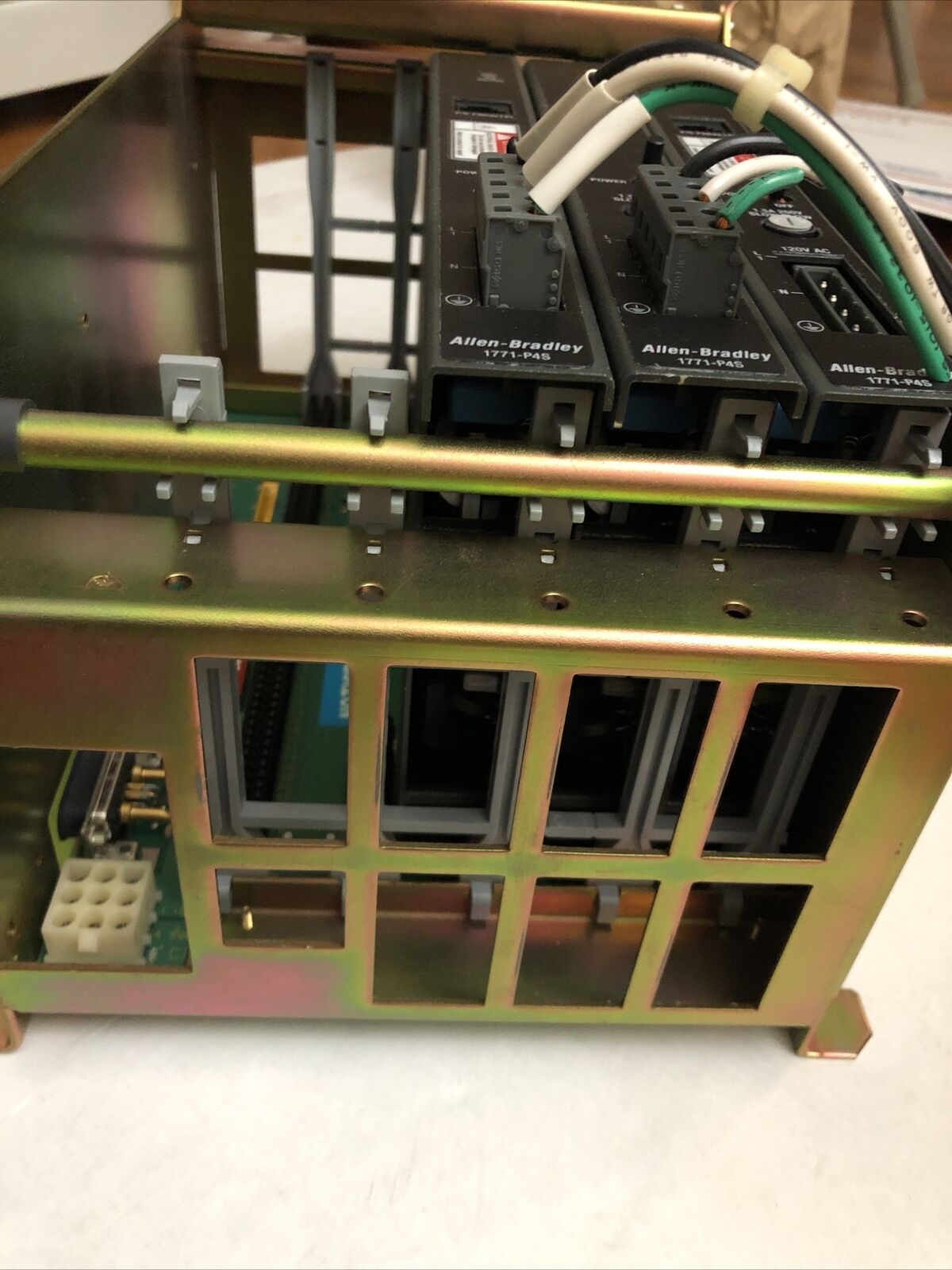 Allen Bradley 1771-A1b B,4-Slot I/O Chassis,1771-P4s,Cp07d,96815208 A01,Cy