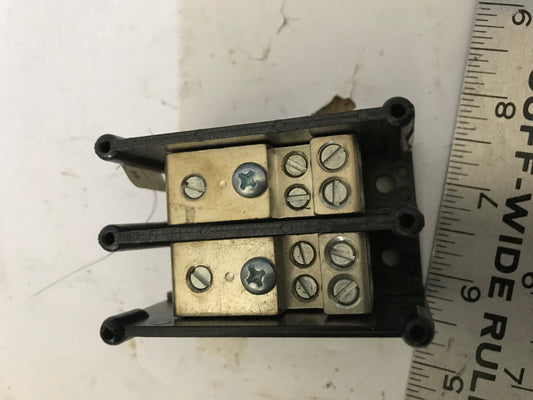 New Ferraz Shawmut 62162 Mini Power Distribution Block 2Pole 600V,Em