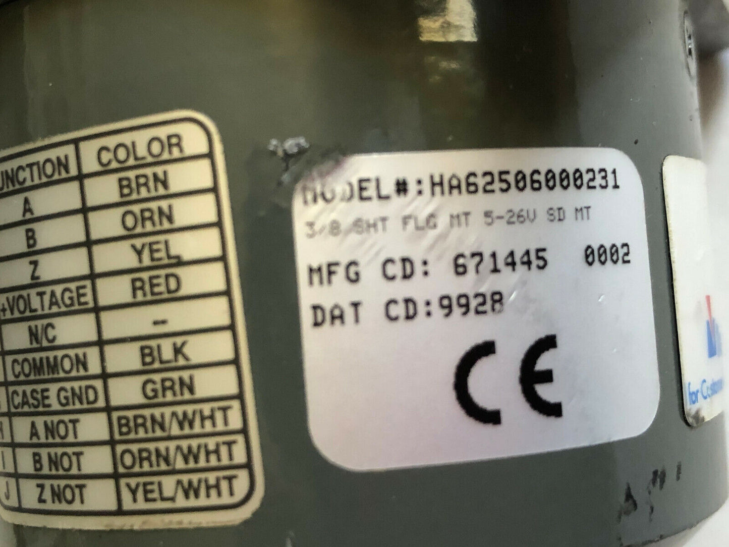 Dynapar Ha62506000231 Rotary Encoder,Encoder  ,Ex