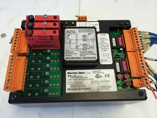 Electro Cam Ps-6144-24 P16m09 Programmable Limit Switch, 20-30Vdc,Fg