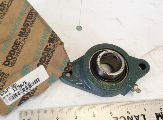 New Dodge Bearing F2b-Sc-30M,Sc 30 Mm 206 Usa Size 30M,125878,Fg, F2b-Bc-30M,Bk
