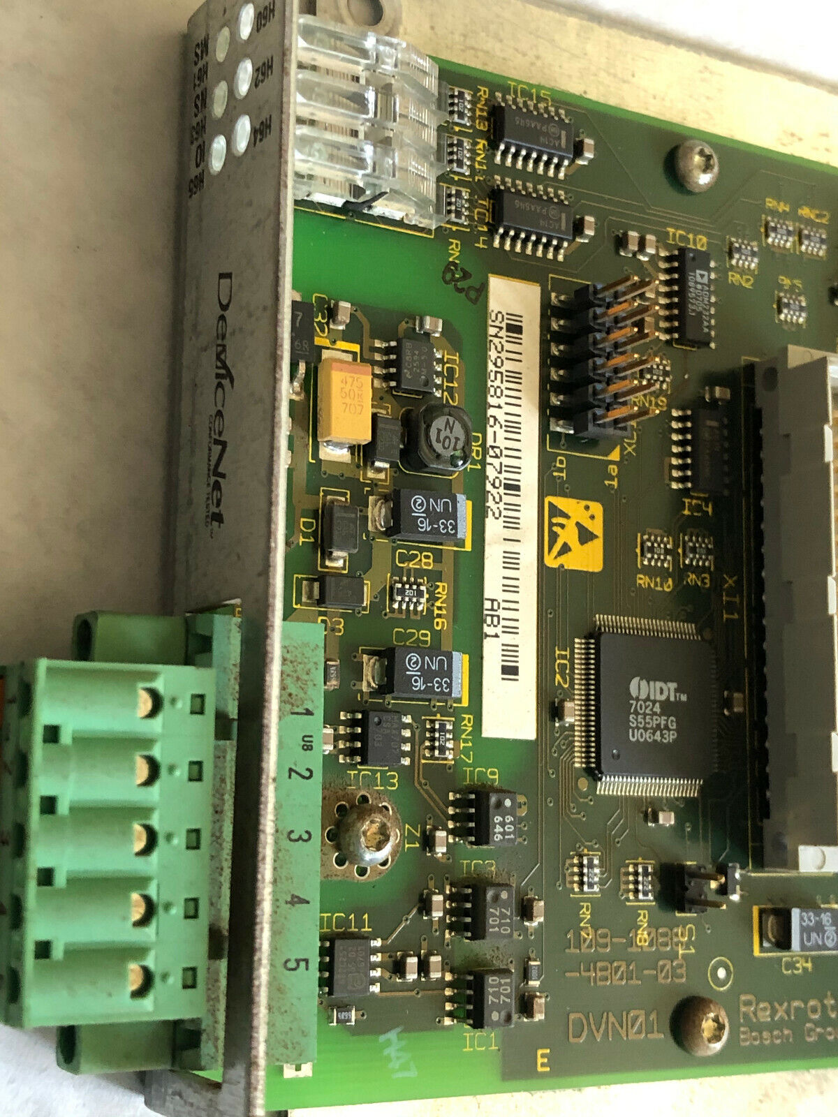 Rexroth R911282471,Bgr Dkc06.3.Lk Dvn01 Devicenet Module,109-1088-4801-03,Eb