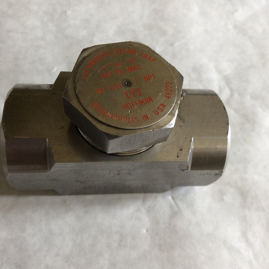 New Itt 658 Steam Trap 1" Npt,Hoffman 658 1" Npt Thermodisc Steam Trap,Br,Bu